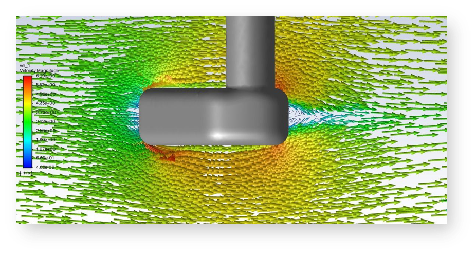 Обтекание датчика примесей в авиационном топливе — Ansys Fluent